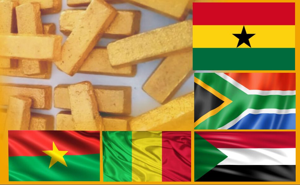 Africa Top Gold Mining Countries 